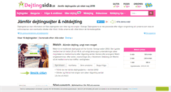 Desktop Screenshot of dejtingsida.se